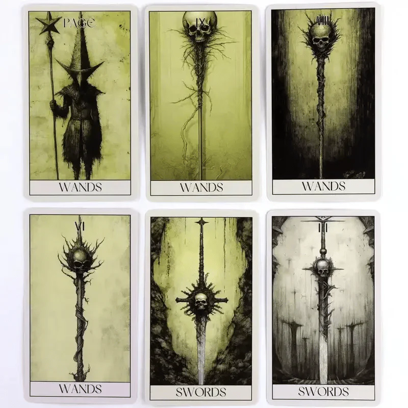 🔥🖤Horror Tarot Card Deck: Spooky, Stylish 78-Card Set 🎴👻 - Image 5