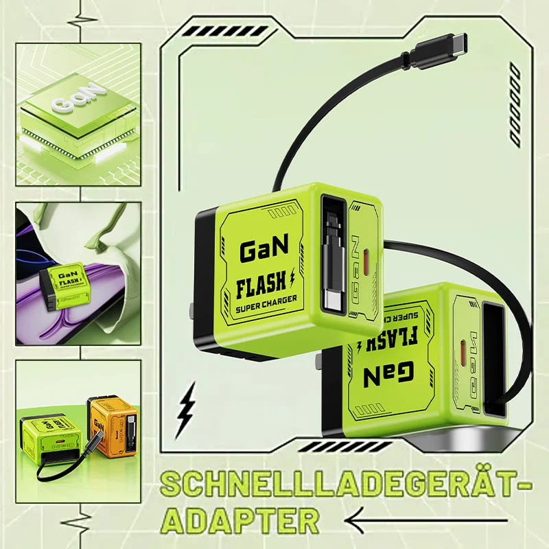 🔥W&O 2-in-1 GaN Compatible with 120W Fast Charger