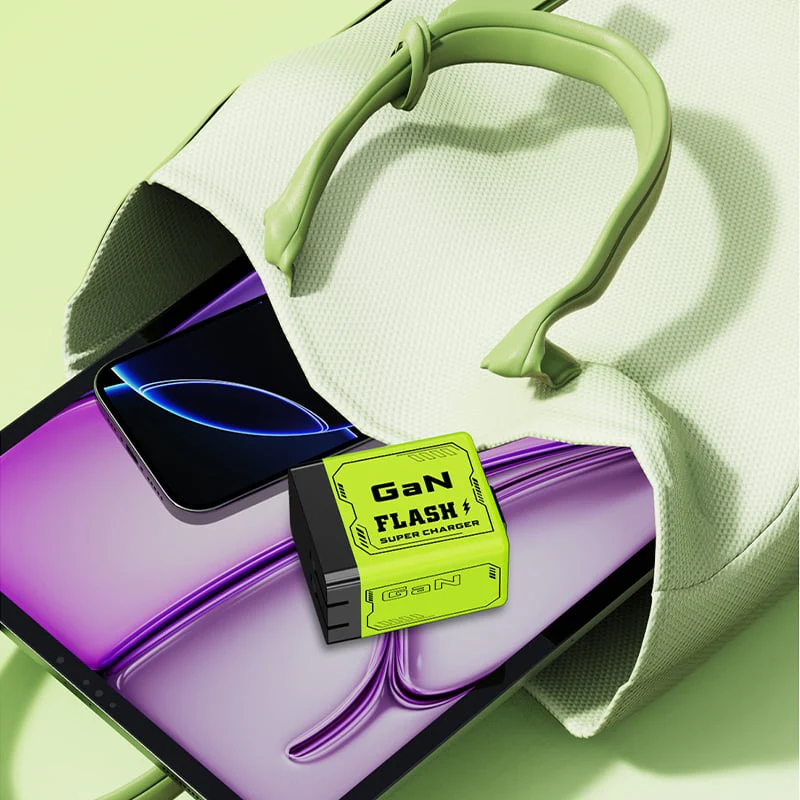 🔥W&O 2-in-1 GaN Compatible with 120W Fast Charger - Image 6