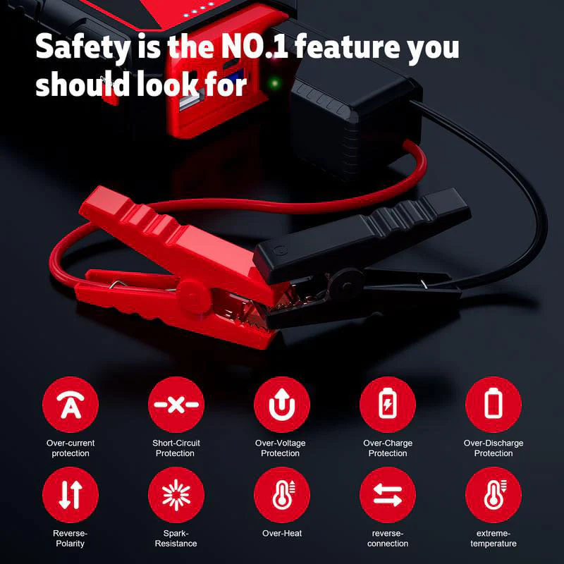 🔥Jump Starter 300A Peak Jump Starter Battery Pack - Image 2