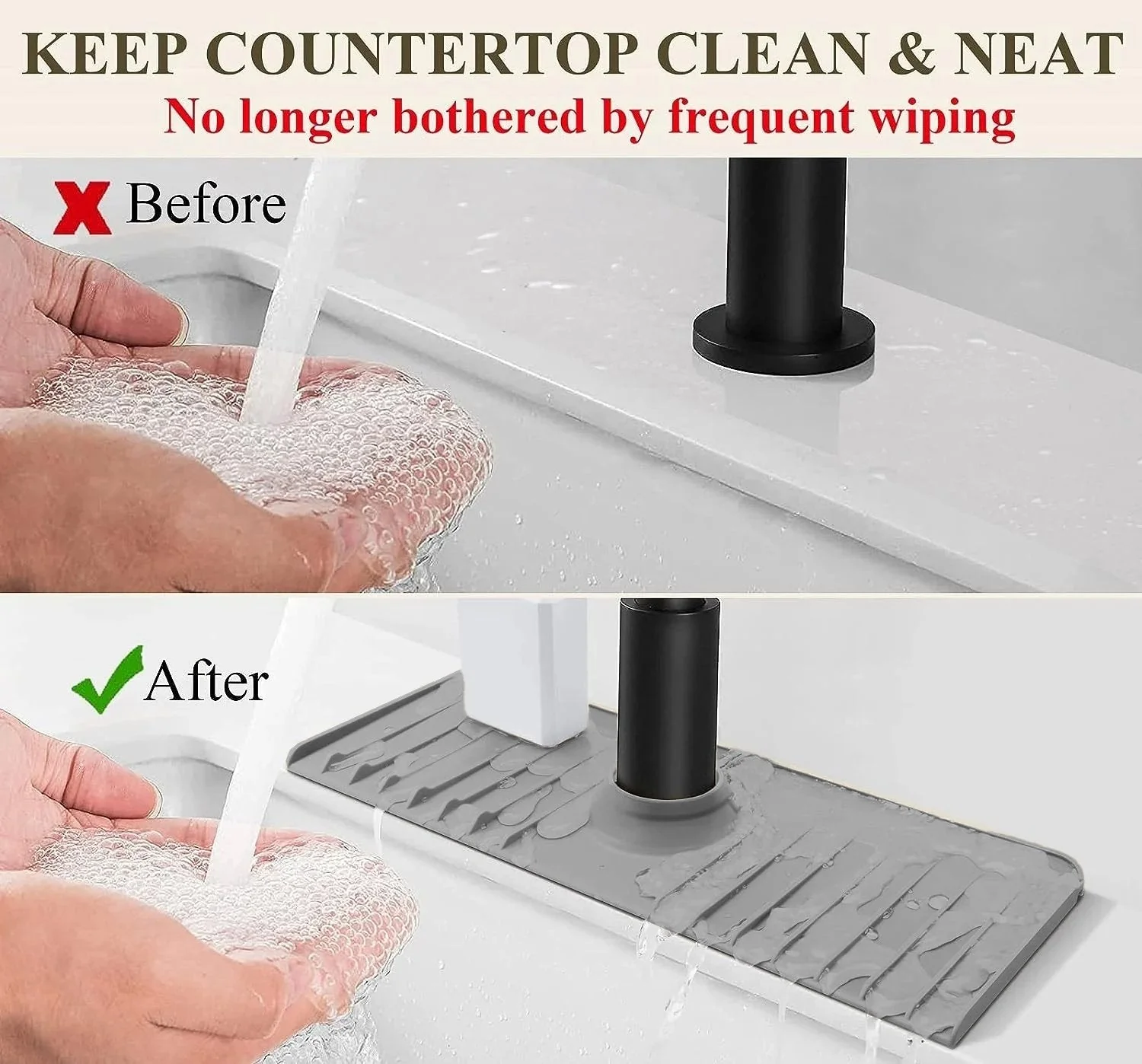 🧼Faucet Splash Guard & Drainage Mat - Image 3