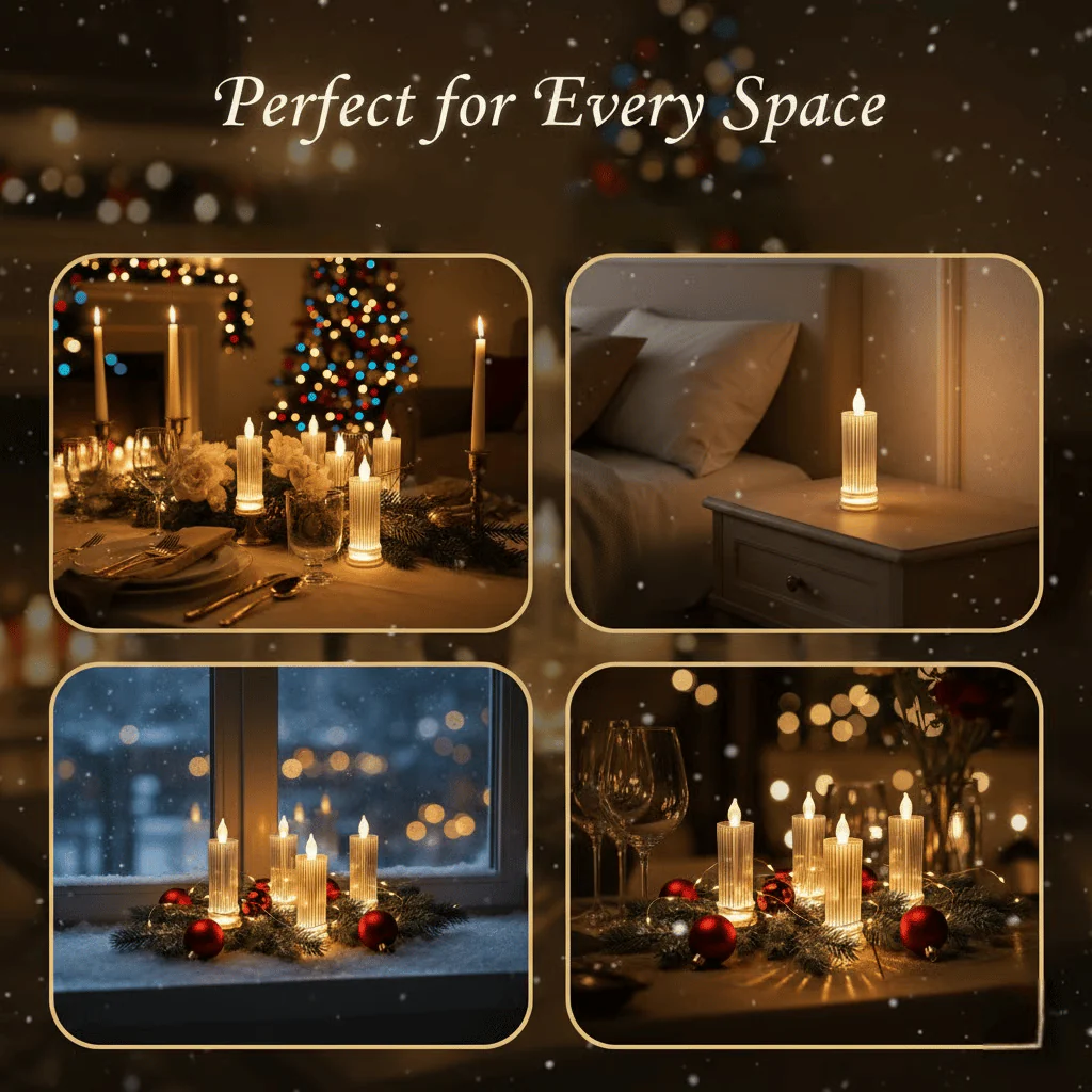 🕯️LED Crystal Candle Lights(2pcs in 1 set) - Image 8