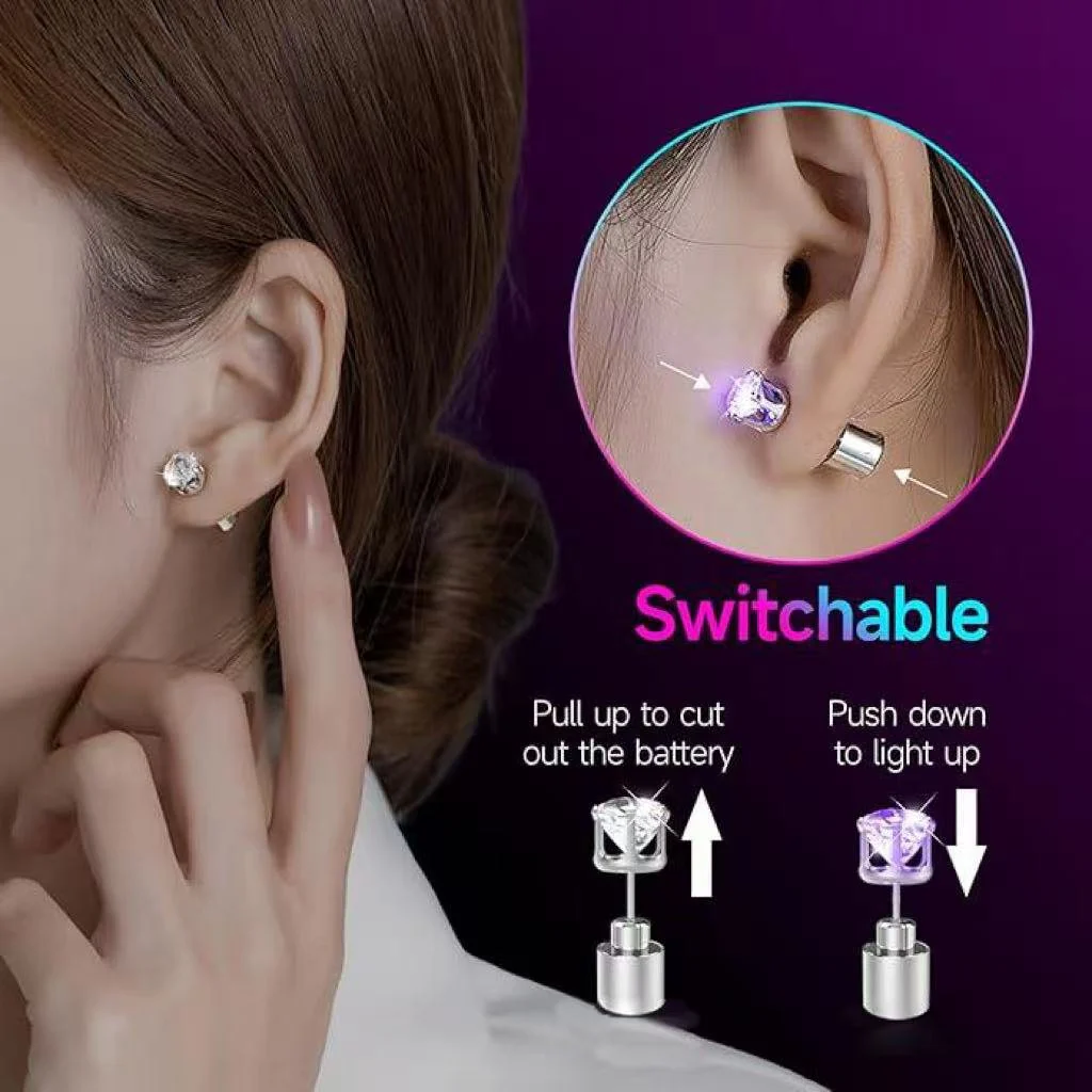 🔥✨LED Earrings, Light Up Stud Earrings - Image 2