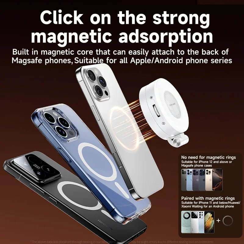 💥 3-in-1 Magnetic Beauty Selfie Light for Phones - Image 11