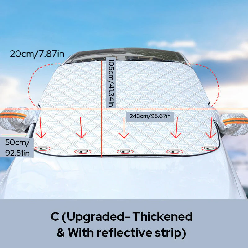 Magnetic Car Anti-snow Cover - Image 10