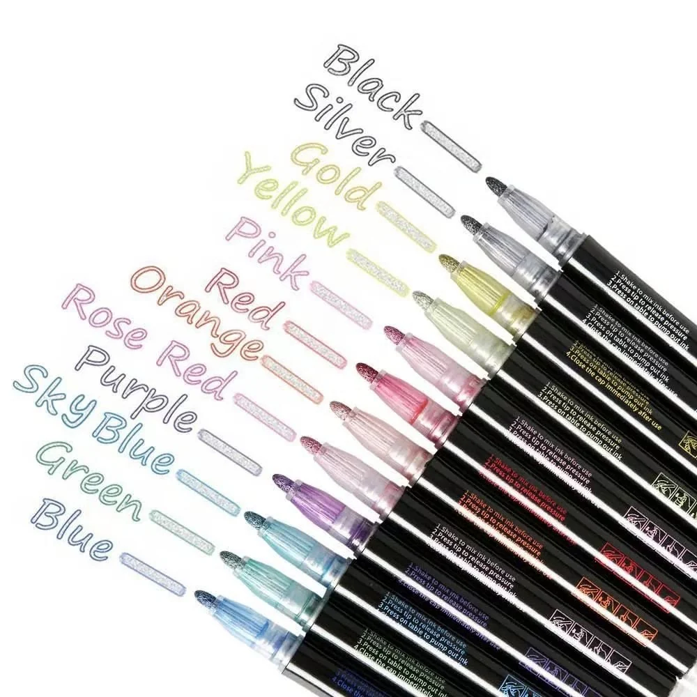 🎁Best Gift🎅Marker Pen for Highlight (12 colors) - Image 3