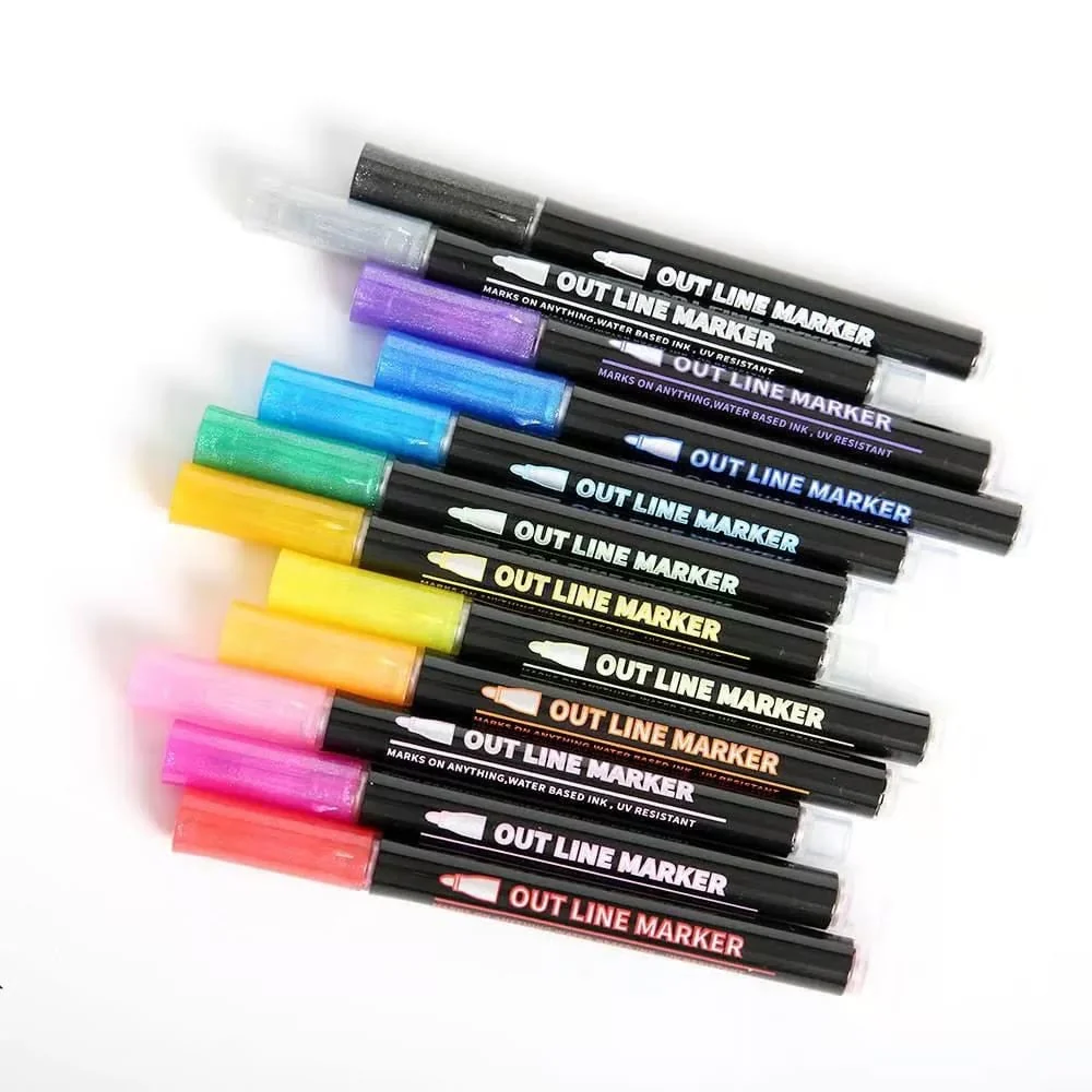 🎁Best Gift🎅Marker Pen for Highlight (12 colors) - Image 6