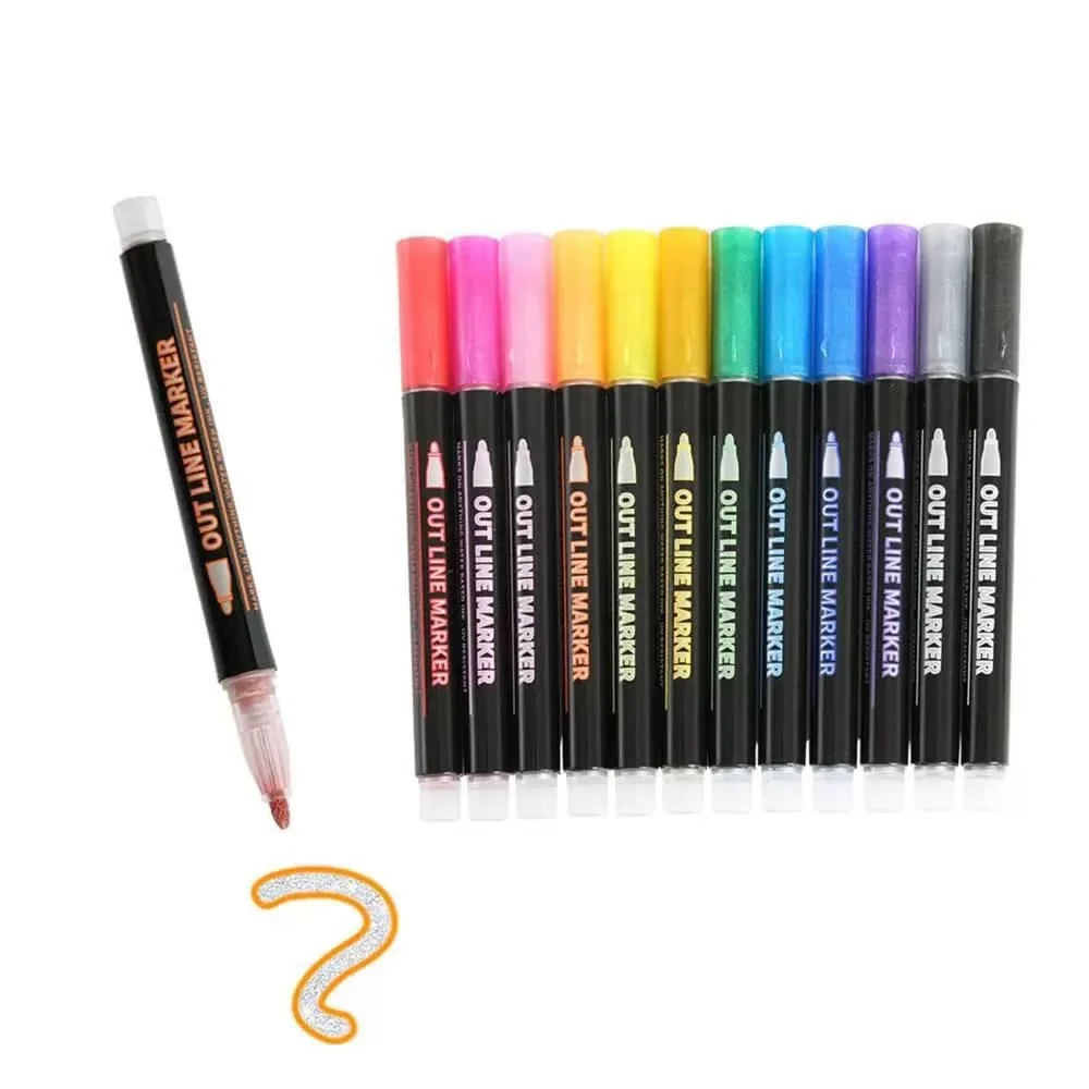 🎁Best Gift🎅Marker Pen for Highlight (12 colors) - Image 7