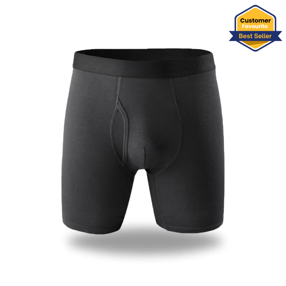 Tiktrove Men’s Ultra‑Absorbent Incontinence Boxer Briefs Set of 3
