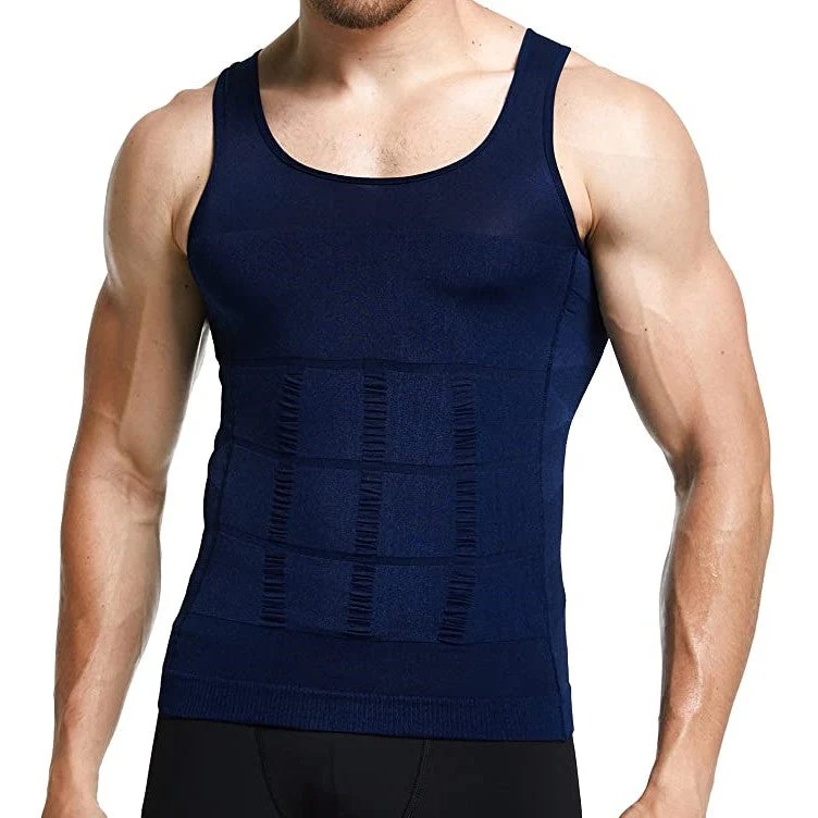 Men's Body Shaper Compression Workout T-shirt - Image 19