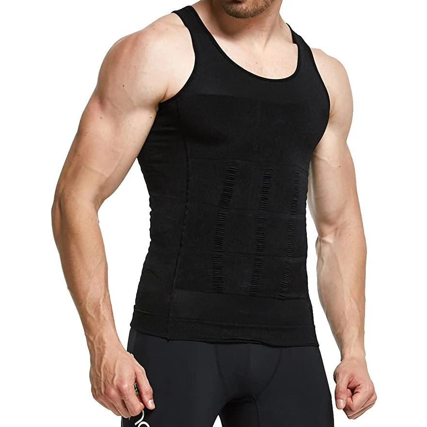 Men's Body Shaper Compression Workout T-shirt - Image 20