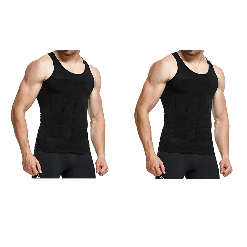 Men's Body Shaper Compression Workout T-shirt - Image 21