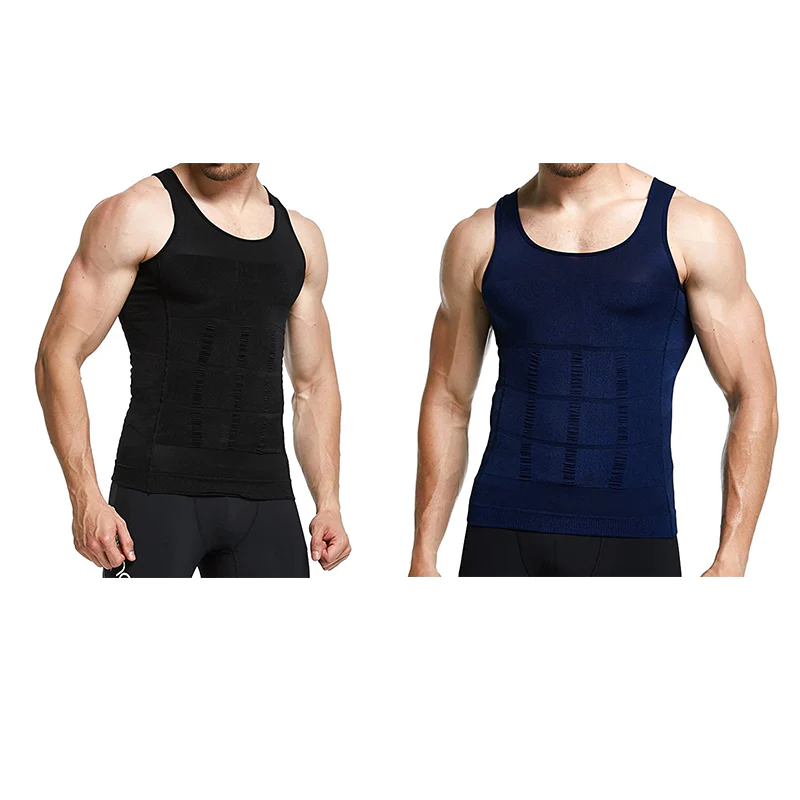 Men's Body Shaper Compression Workout T-shirt - Image 22