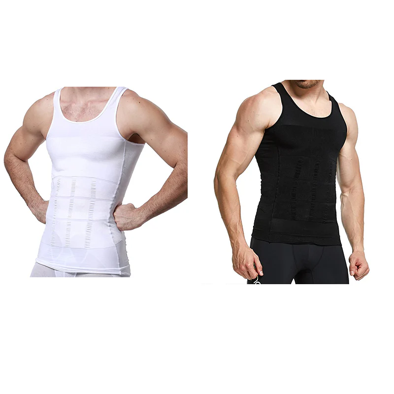 Men's Body Shaper Compression Workout T-shirt - Image 23