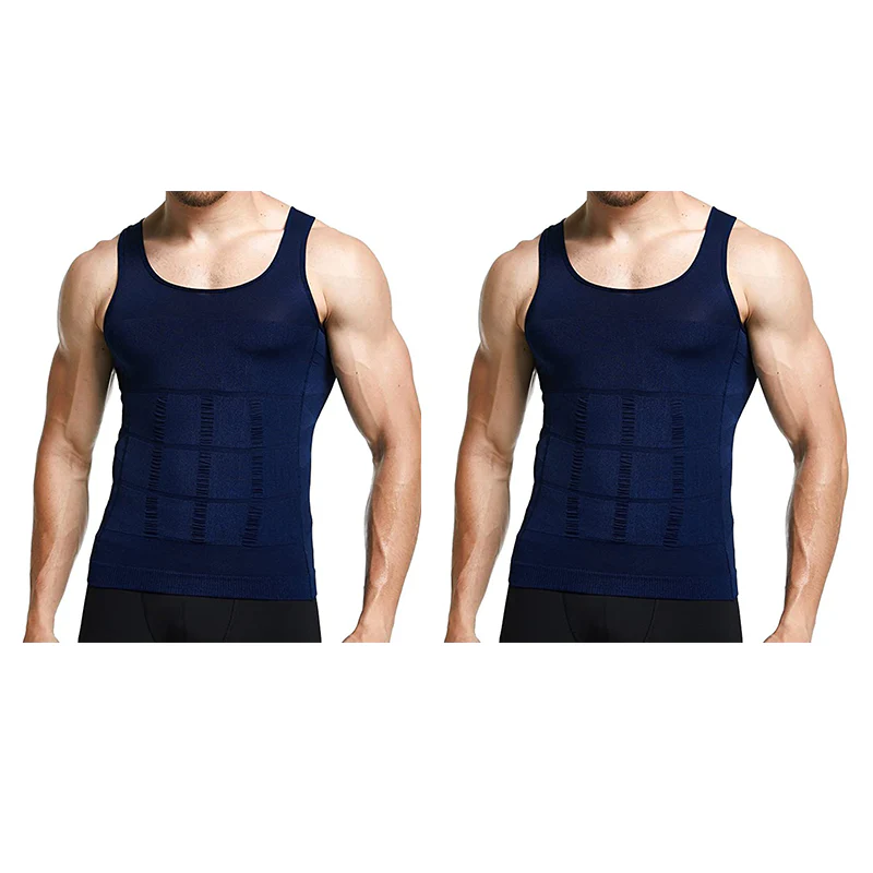 Men's Body Shaper Compression Workout T-shirt - Image 24