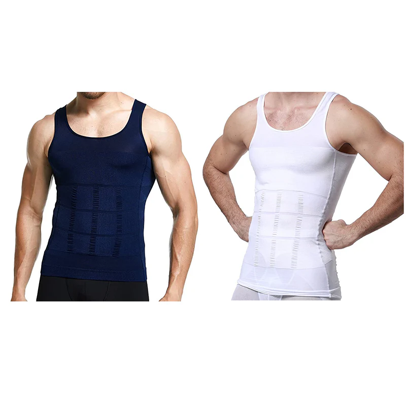 Men's Body Shaper Compression Workout T-shirt - Image 25