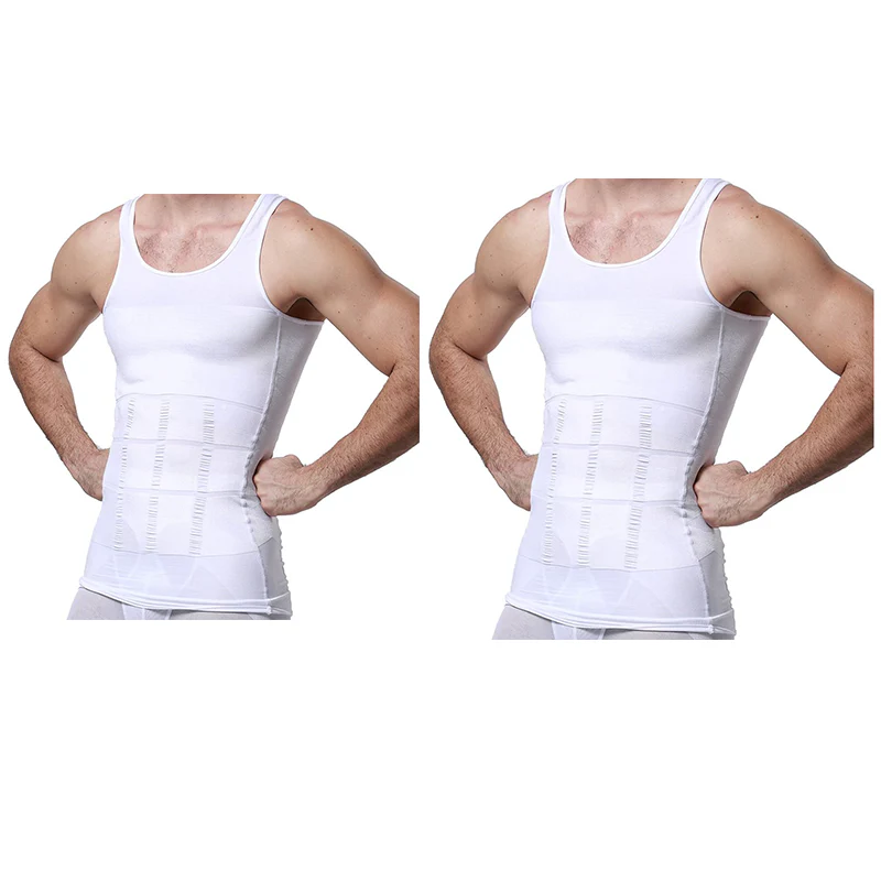 Men's Body Shaper Compression Workout T-shirt - Image 26