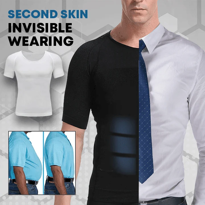 Men's Body Shaper Compression Workout T-shirt - Image 4