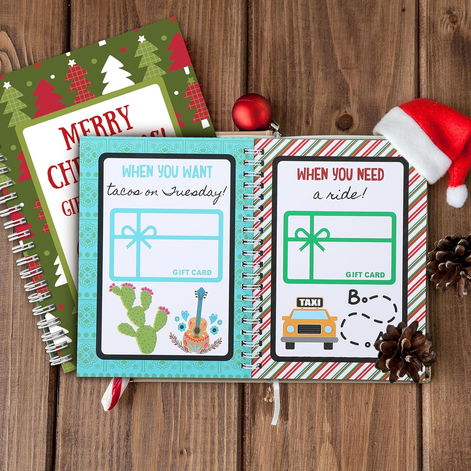 🎁🎅🏼MERRY CHRISTMAS! GIFT CARD BOOK📚Hardcover & Durability Line - Image 4