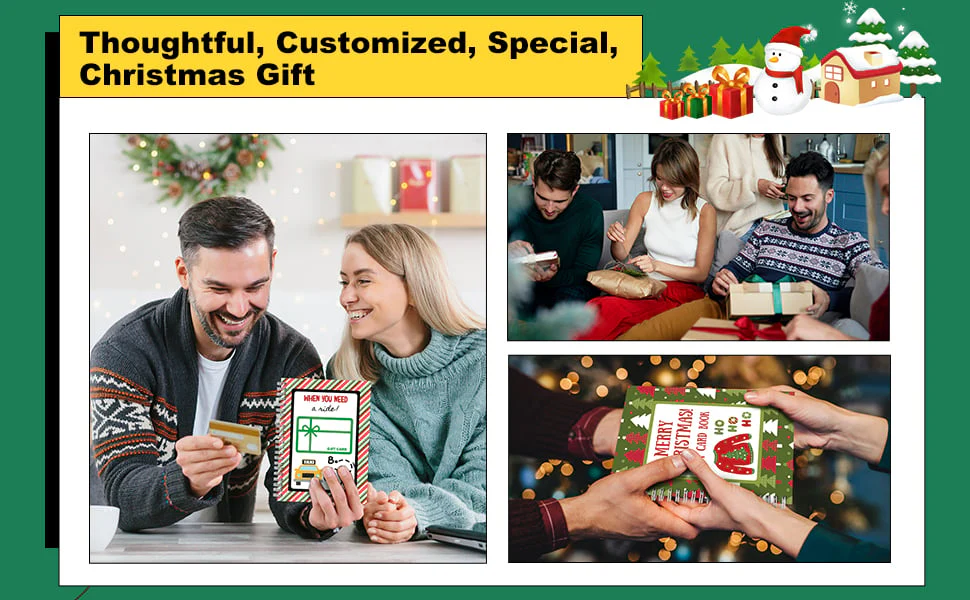 🎁🎅🏼MERRY CHRISTMAS! GIFT CARD BOOK📚Hardcover & Durability Line - Image 7