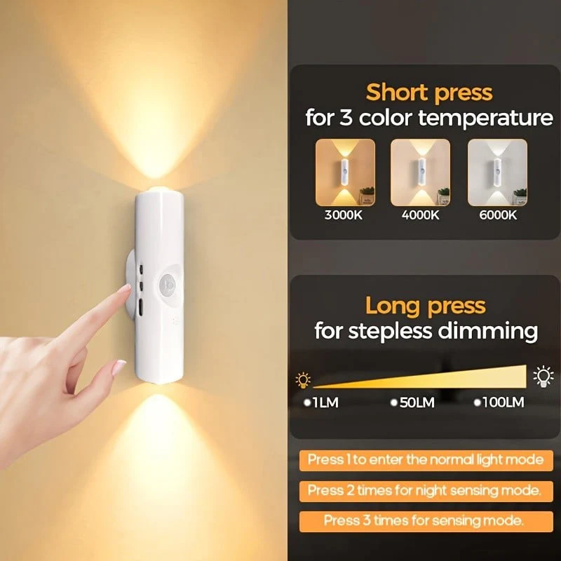 🎁⏳Rechargeable Smart LED Motion Sensor Ambient Light - Image 5