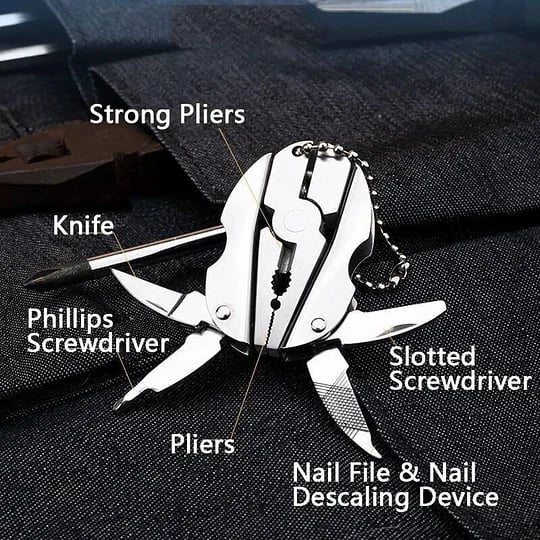 🔥Multifunctional Stainless Steel Pocket Tool