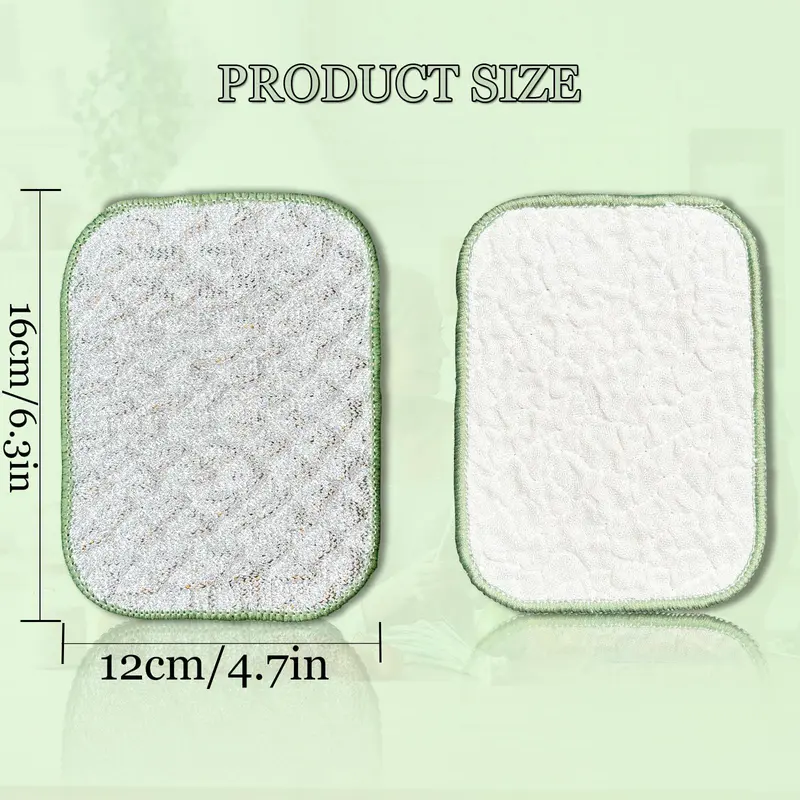 10 Pcs Multipurpose Wire Dishwashing Rags for Wet and Dry, Double Sided Wire Washing Cloth - Image 7