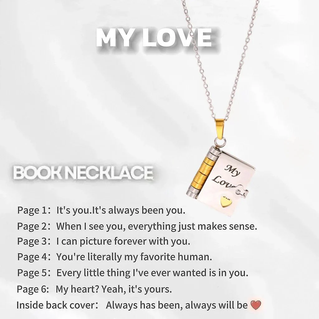 My Little Star Book Necklace for Daughter, Birthday Day Gift Graduation Jewelry of Love - Image 15