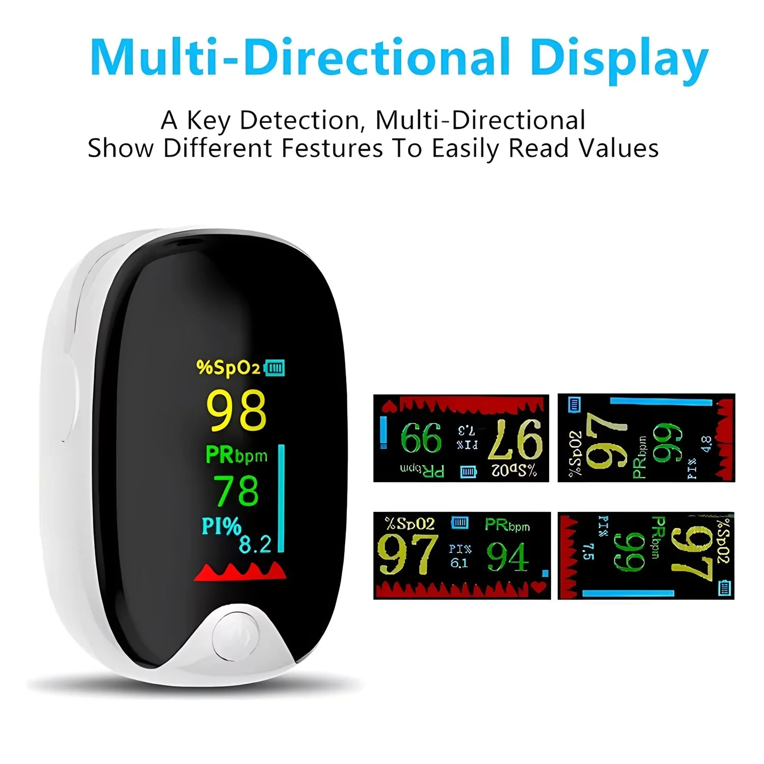 New Medical Portable Finger Pulse Oximeter - Image 5