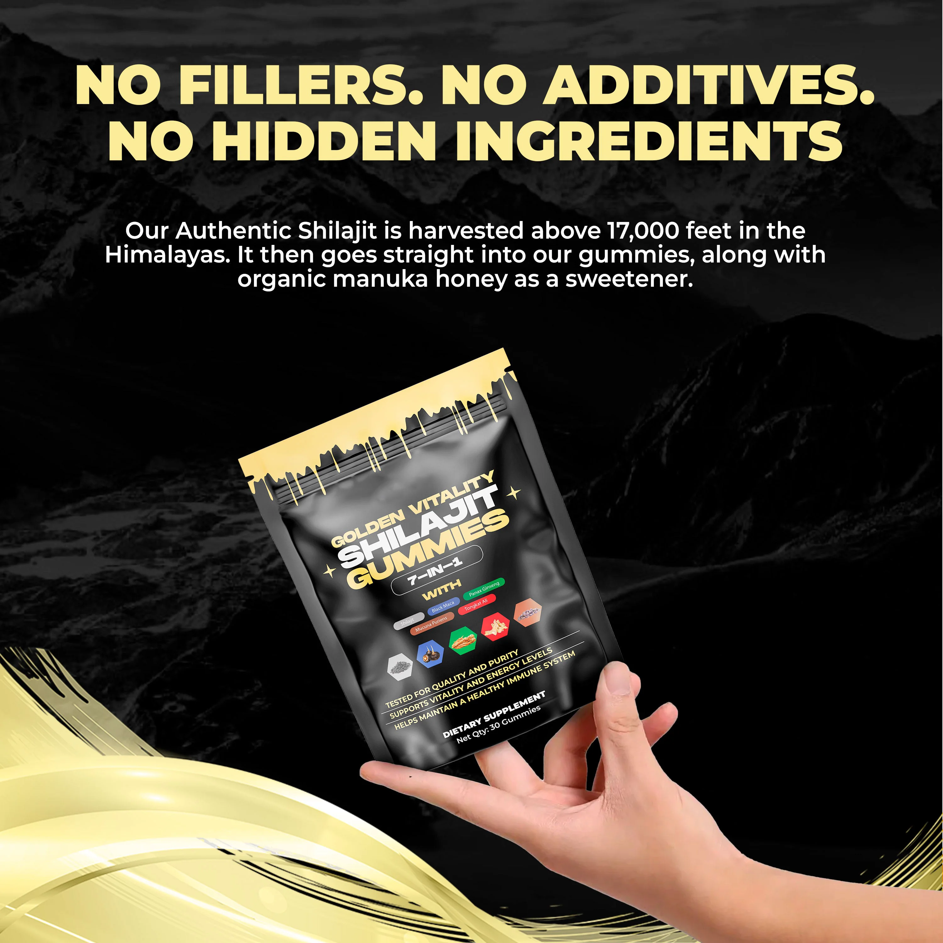 Ateticime Shilajit Gummies(Mixed Packaging Of Old And New) - Image 5