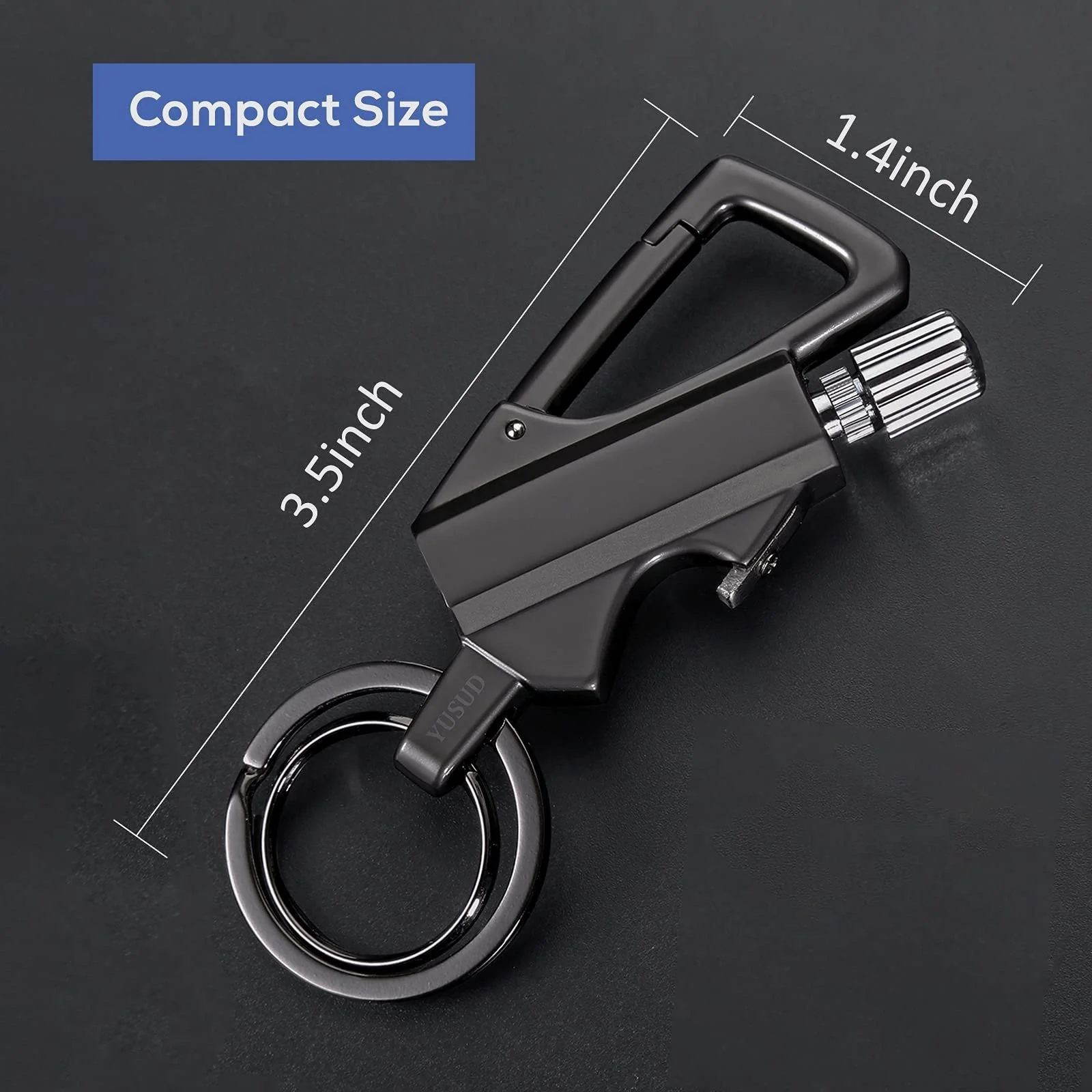 Permanent Match Infinity Lighter with Multitool Keychain Bottle Opener - Image 5