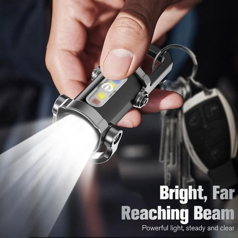 Portable Rechargeable Bright Keychain Flashlight - Image 3