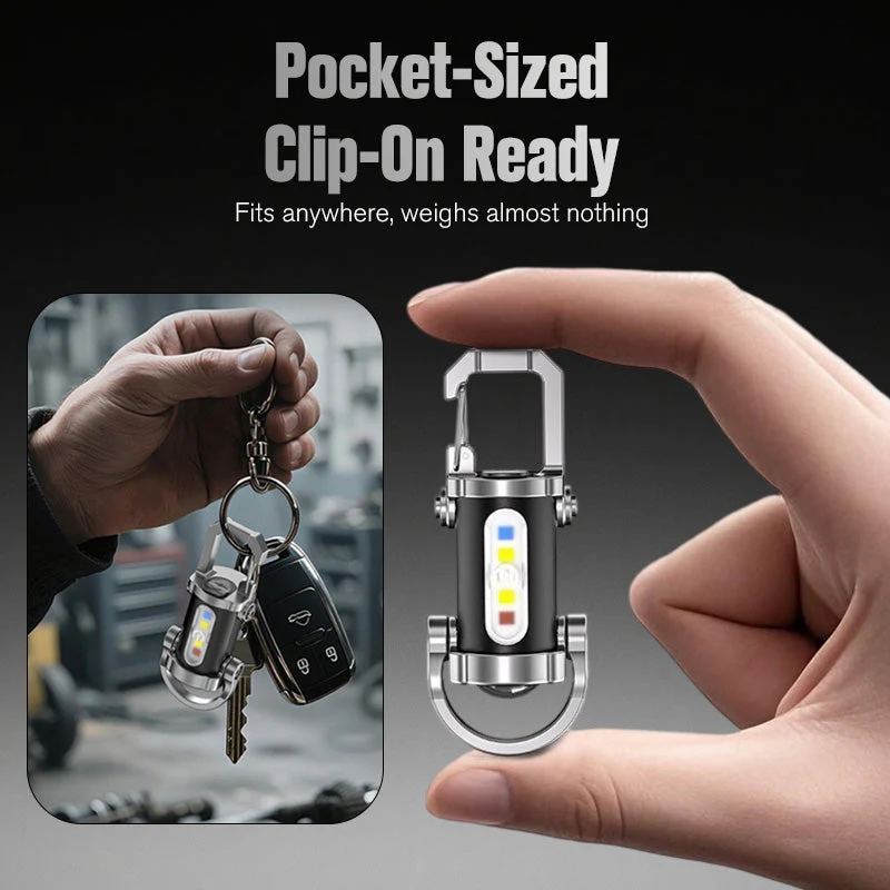 Portable Rechargeable Bright Keychain Flashlight - Image 5