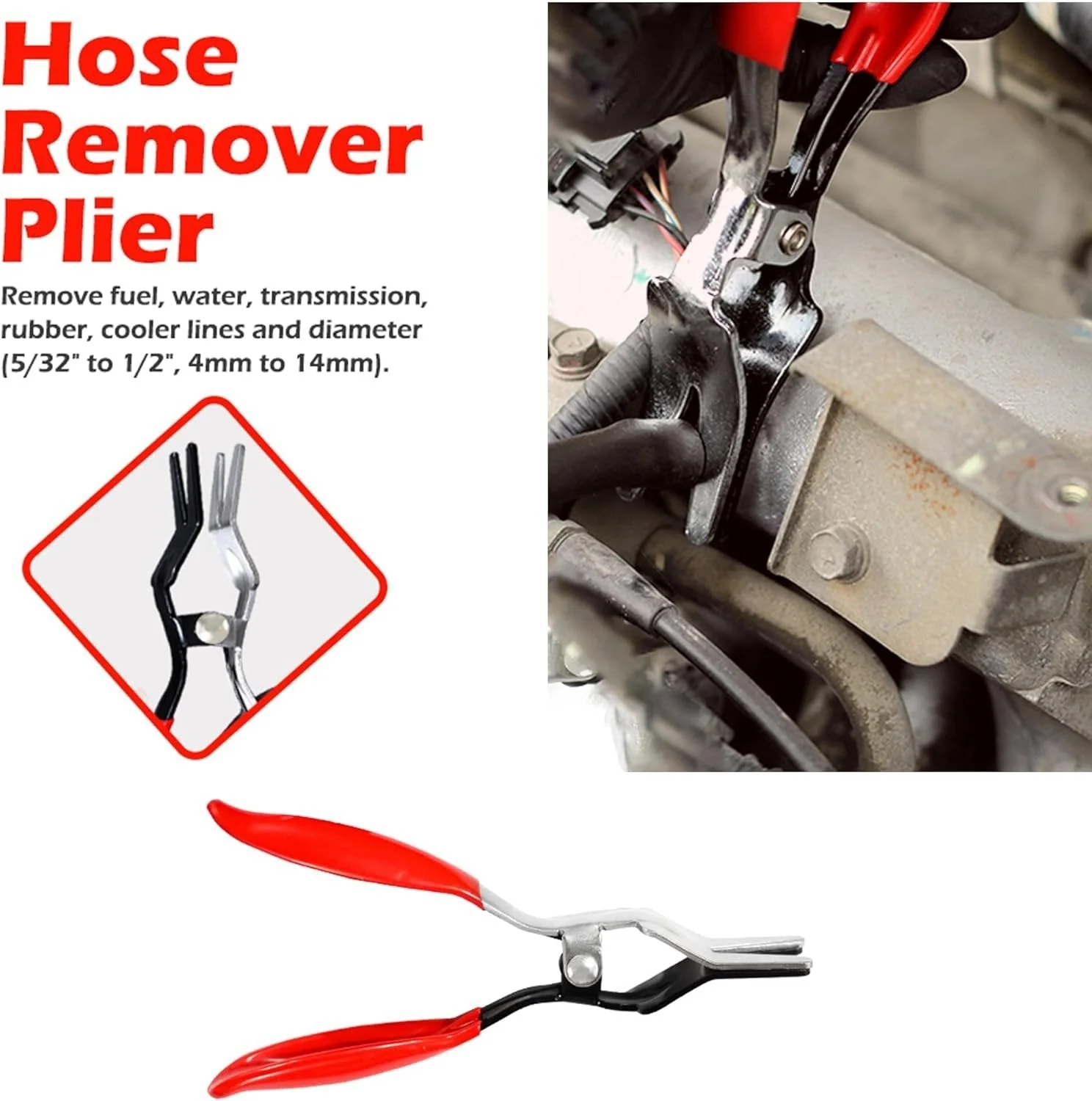 🔧 4-Piece Hose Clamp Pliers Set – Professional Automotive Repair Tools - Image 11