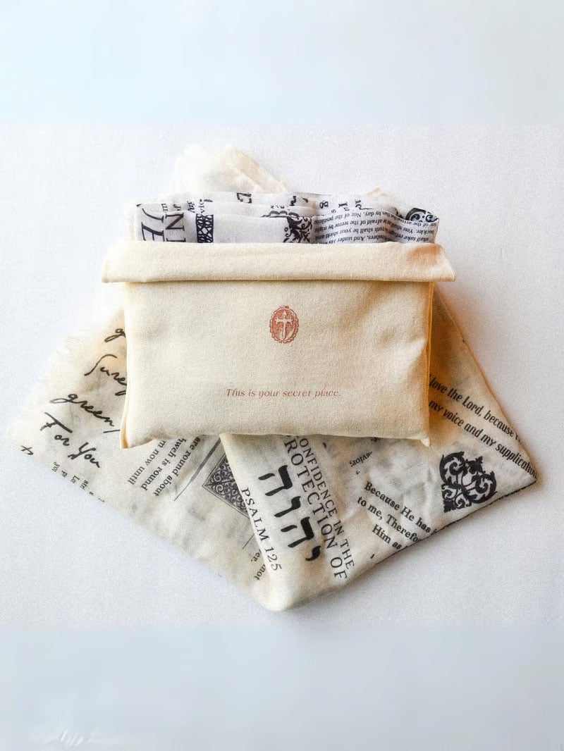 ✝️Handcrafted Christian Prayer Shawl: Protection Bible Verse Scarf, Yeshua Scripture Wrap🙏 - Image 13