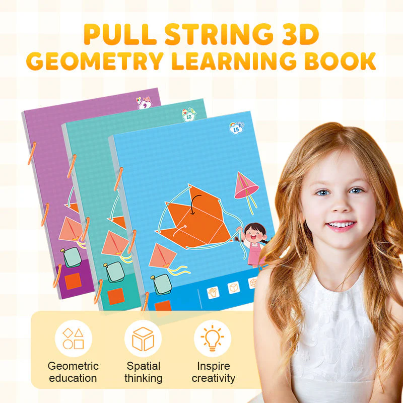 👶✨Pull String 3D Geometry Learning Book - Image 2