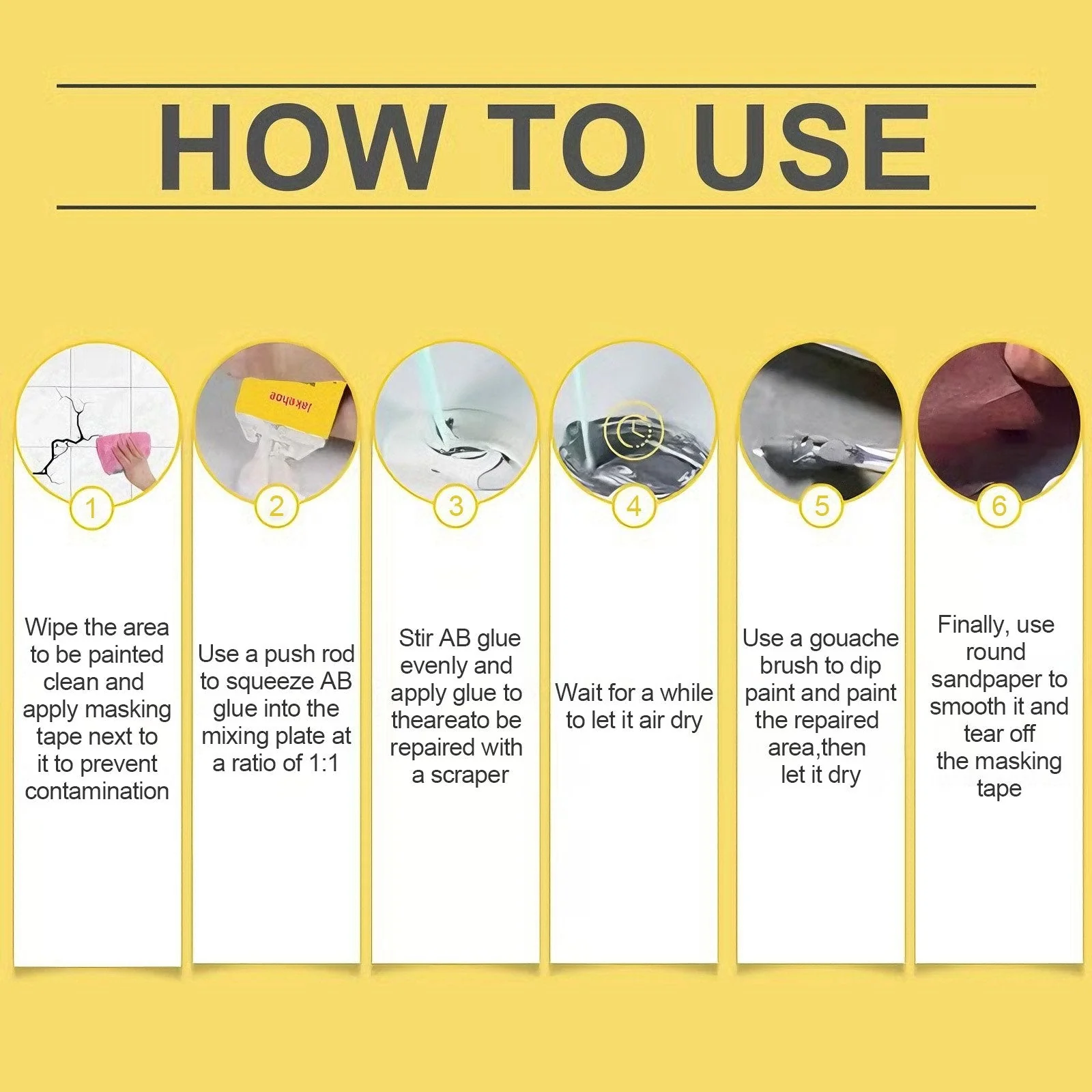 🔥🔧Quick-Drying Tile Repair Glue - Complete Tool Kit for DIY – Fix Cracks Permanently in Minutes!✨ - Image 2