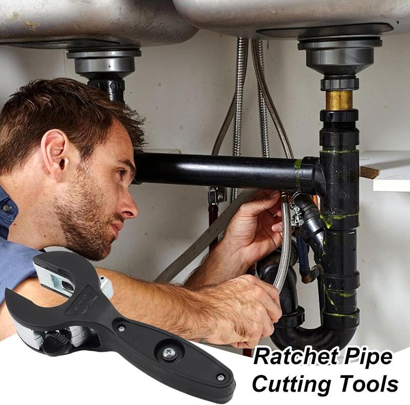 Ratchet-type Pipe Cutter, One-hand Fast Pipe Cutting Tool, for Cutting 5/16-1-1/8 inch Stainless Steel Copper Aluminium - Image 7