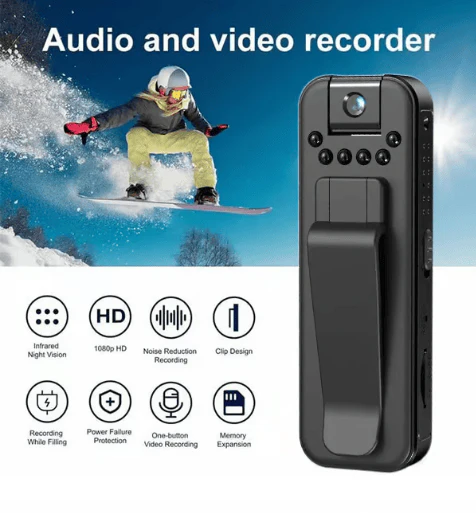 🏆🔥HD 1080P Rechargeable Mini Body Camera With Night Vison&Rotating Lens📷️ - Image 9