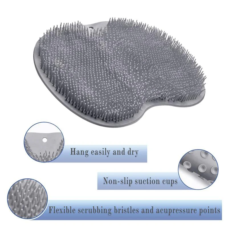 Silicone Shower Foot Scrubber Mat - Image 5