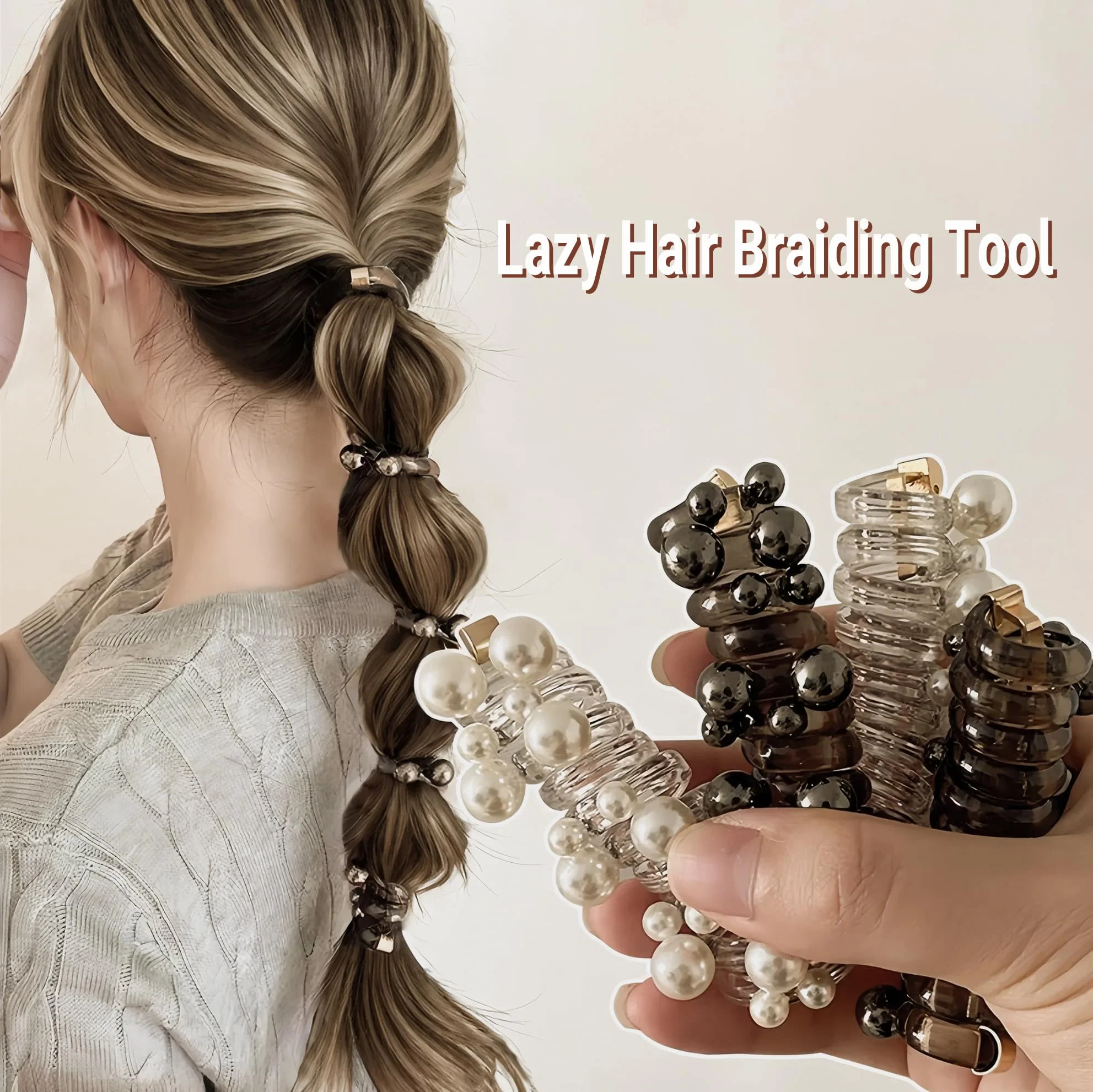 🎉🎁Sleepy Tie No Damage Soft Elastic Spiral Hair Ties - Image 2