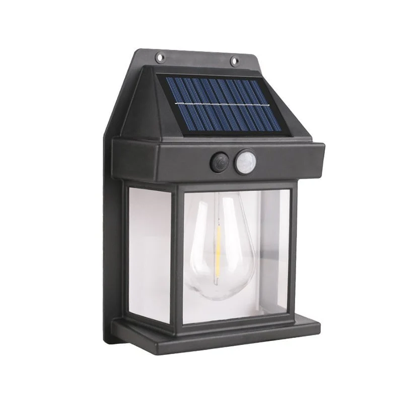 🔥☀️ Solar Wall Lights - Vintage Edison Style with Smart Motion Sensor! ☀️