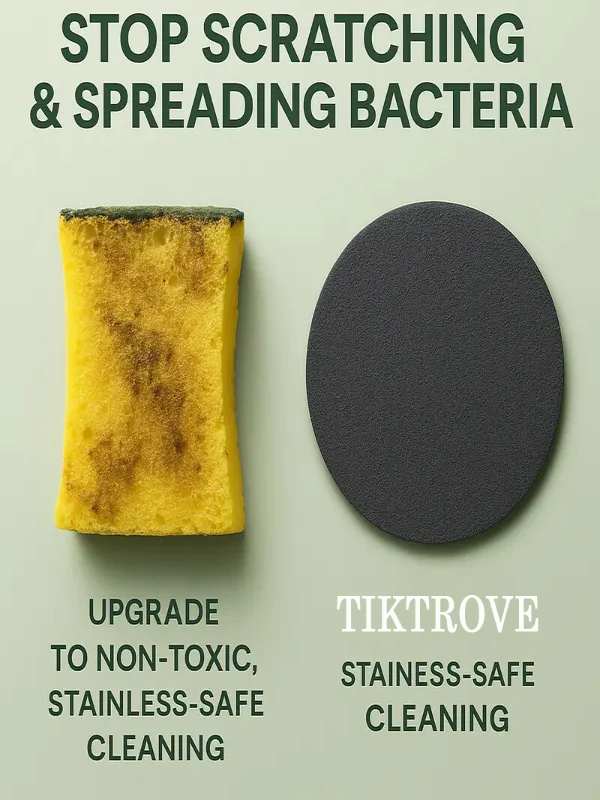 Tiktrove Sponge for Stainless Steel Cookware - Image 6