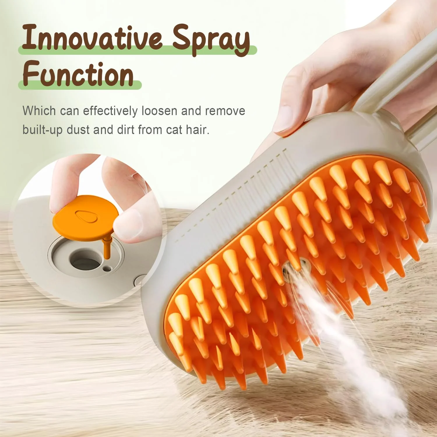 PuffEase Spritz: Quick & Easy Pet Hair Remover Comb - Image 2