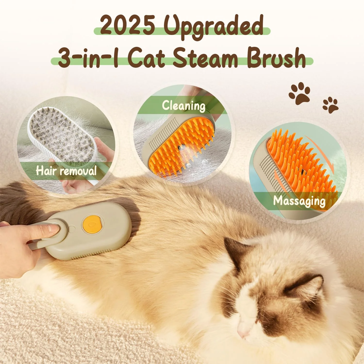 PuffEase Spritz: Quick & Easy Pet Hair Remover Comb - Image 3