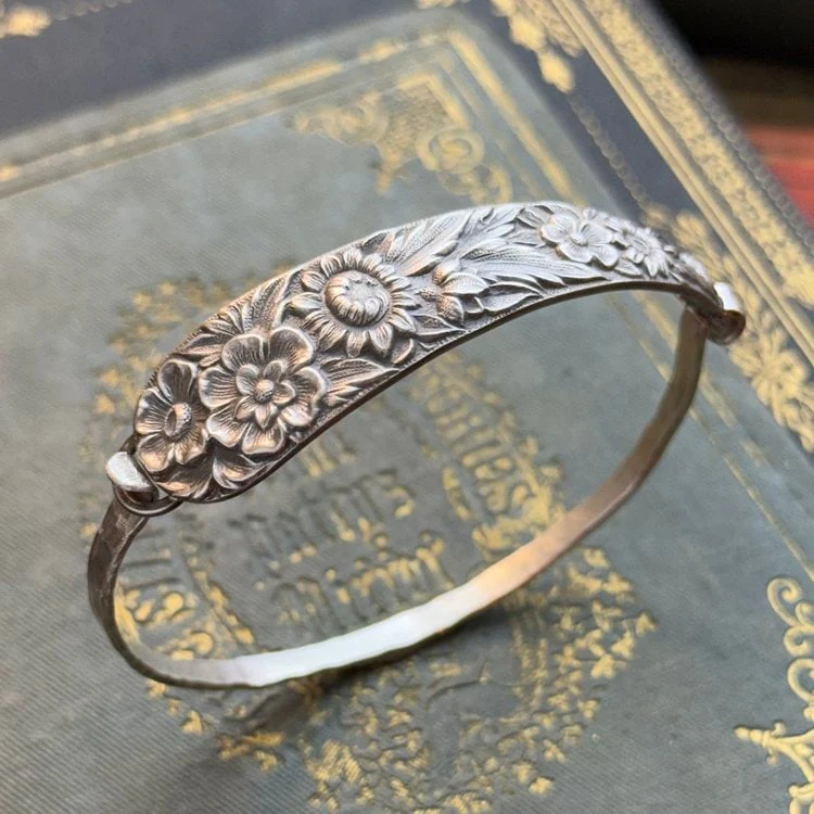 Handmade Spoon Bangle - Crafted by Vintage Spoon - Image 4