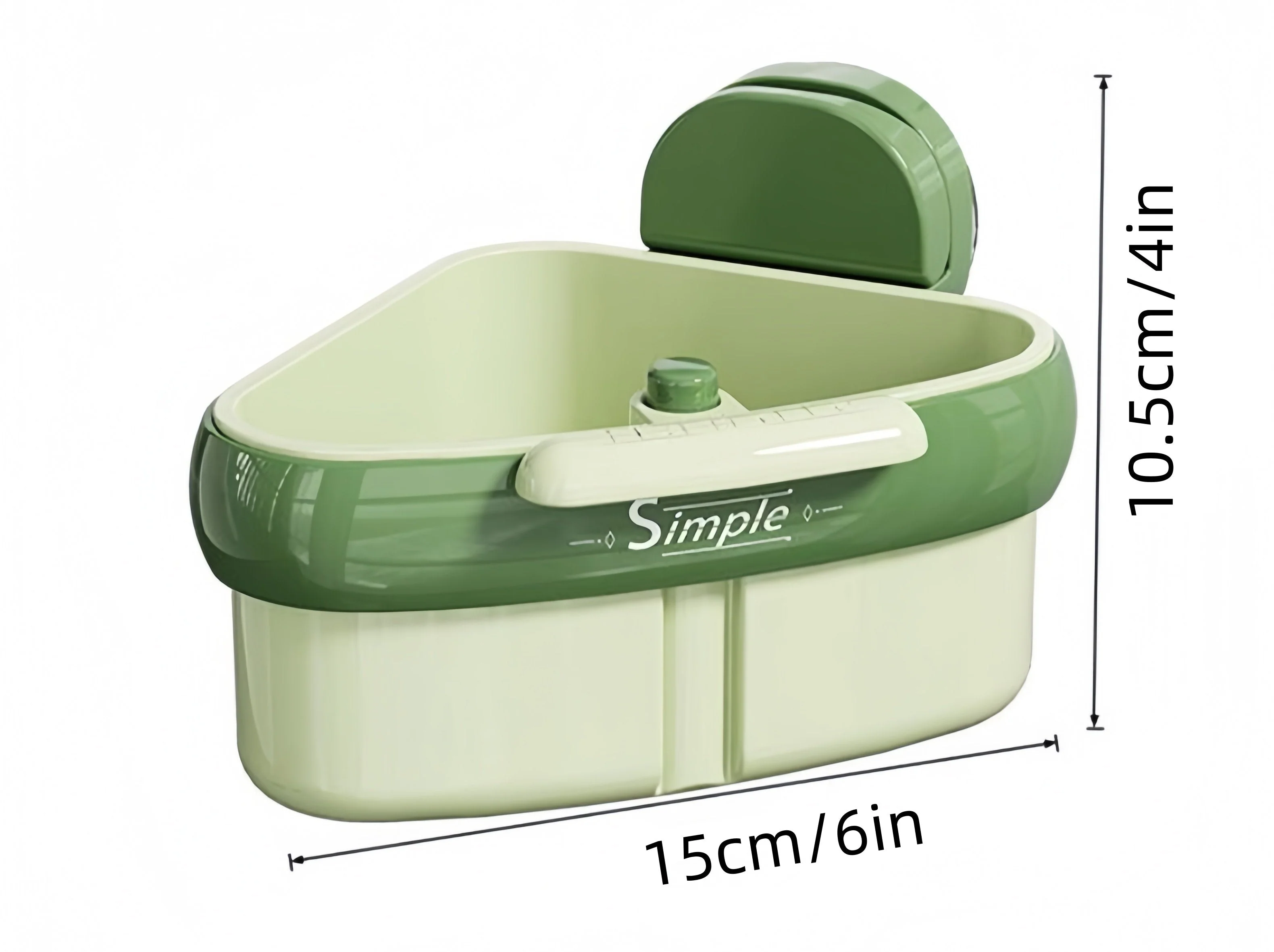 Suction Cup Sink Corner Rack - Image 7