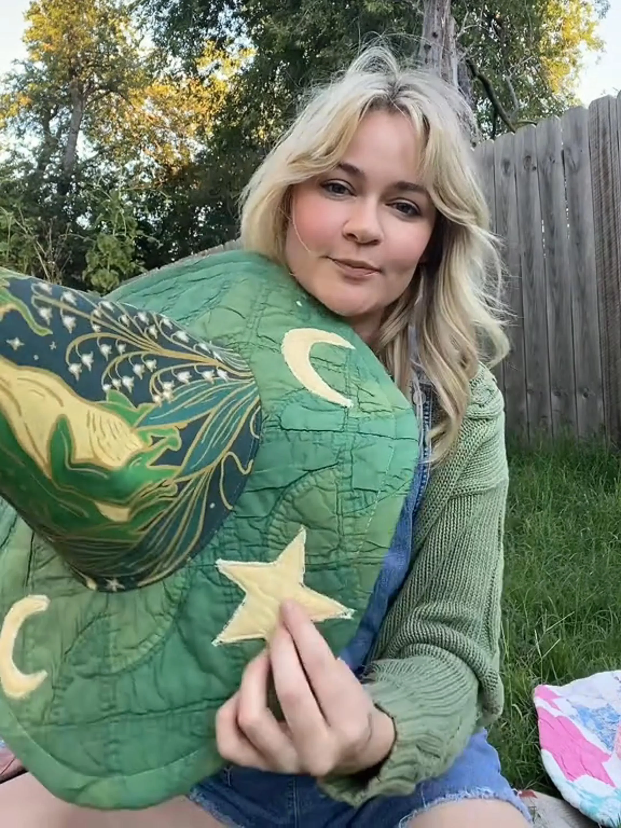 The Quilted Witch Hat | Handcrafted Folk Art Hat - Image 9