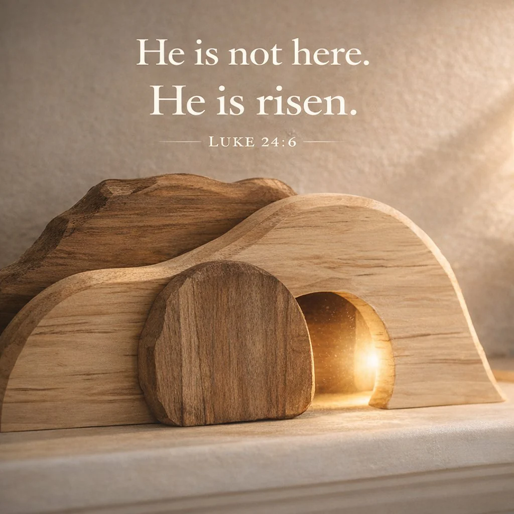 🔥The Wooden Resurrection Cross & Empty Tomb That Reminds Your Family What Easter Is Really About - Image 2