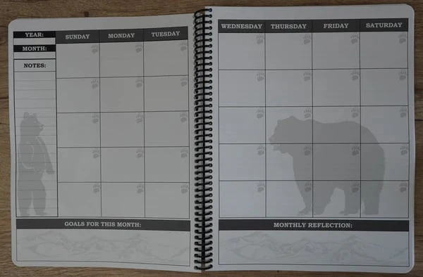 🔥🖤📚Themed Yearly Planner(✨Hardcover Book) - Image 5